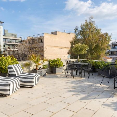 85 Sqm In The Heart Of Athens Shared Rooftop Deck エクステリア 写真